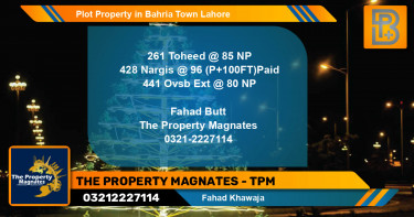 Residential Plot for Sale in Bahria Town, Lahore - (BP-51699)