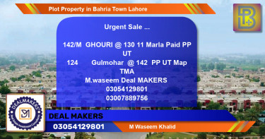 Residential Plot for Sale in Bahria Town, Lahore - (BP-51713)