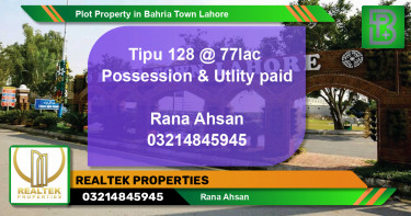 Residential Plot for Sale in Bahria Town, Lahore - (BP-51718)