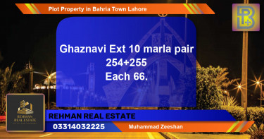 Residential Plot for Sale in Bahria Town, Lahore - (BP-51754)
