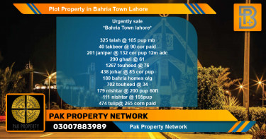 Residential Plot for Sale in Bahria Town, Lahore - (BP-51757)
