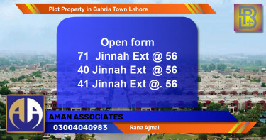 Residential Plot for Sale in Bahria Town, Lahore - (BP-51761)