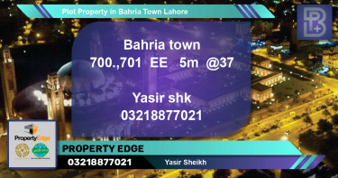 Residential Plot for Sale in Bahria Town, Lahore - (BP-51764)