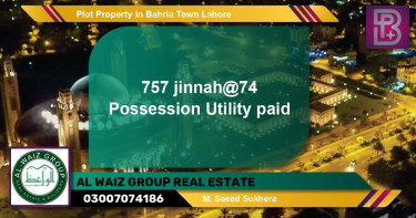 Residential Plot for Sale in Bahria Town, Lahore - (BP-51834)