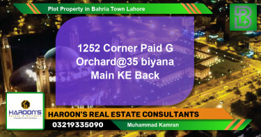 Residential Plot for Sale in Bahria Town, Lahore - (BP-51863)