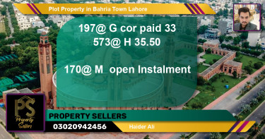 Residential Plot for Sale in Bahria Town, Lahore - (BP-51884)