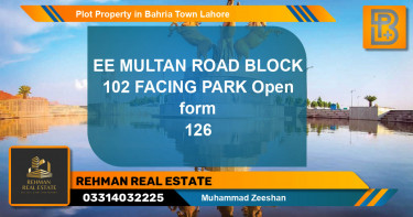 Residential Plot for Sale in Bahria Town, Lahore - (BP-51899)