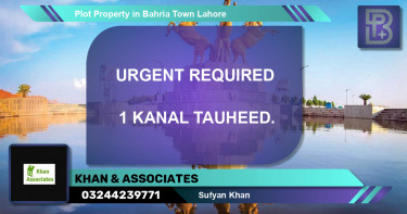 Residential Plot for Sale in Bahria Town, Lahore - (BP-51902)