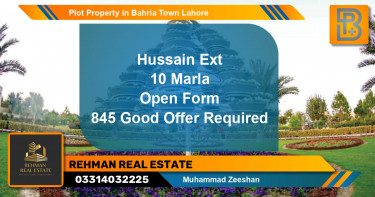 Residential Plot for Sale in Bahria Town, Lahore - (BP-51903)