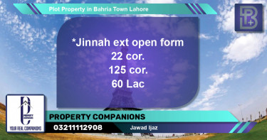 Residential Plot for Sale in Bahria Town, Lahore - (BP-51905)