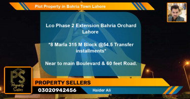 Residential Plot for Sale in Bahria Town, Lahore - (BP-51951)