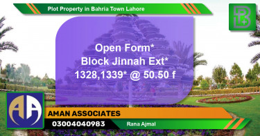 Residential Plot for Sale in Bahria Town, Lahore - (BP-51994)