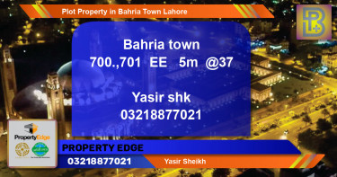 Residential Plot for Sale in Bahria Town, Lahore - (BP-51998)