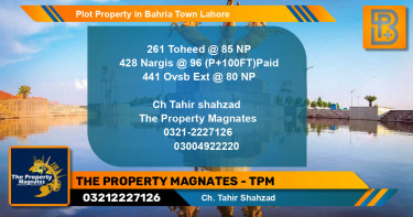 Residential Plot for Sale in Bahria Town, Lahore - (BP-52052)