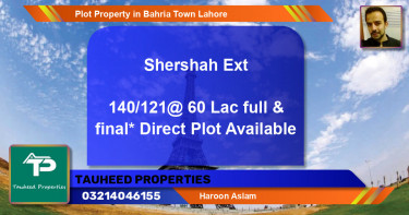 Residential Plot for Sale in Bahria Town, Lahore - (BP-52069)