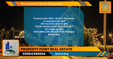 Residential Plot for Sale in Bahria Town, Lahore - (BP-52116)