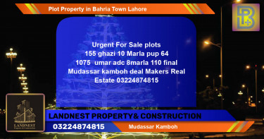 Residential Plot for Sale in Bahria Town, Lahore - (BP-52220)