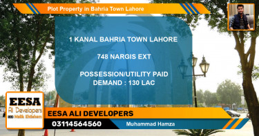 Residential Plot for Sale in Bahria Town, Lahore - (BP-52302)