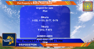 Residential Plot for Sale in Bahria Town, Lahore - (BP-52307)