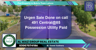 Residential Plot for Sale in Bahria Town, Lahore - (BP-52314)