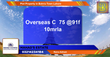 Residential Plot for Sale in Bahria Town, Lahore - (BP-52323)