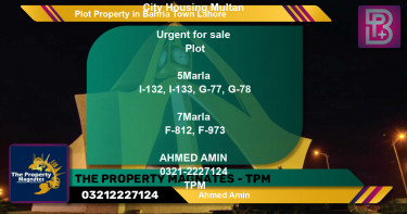 Residential Plot for Sale in Bahria Town, Lahore - (BP-52436)