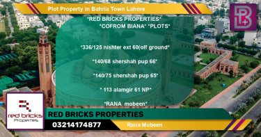 Residential Plot for Sale in Bahria Town, Lahore - (BP-52488)