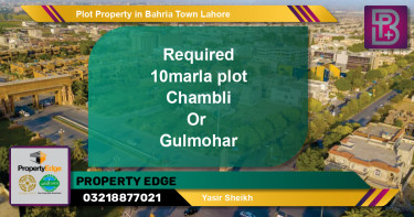 Residential Plot for Sale in Bahria Town, Lahore - (BP-52494)