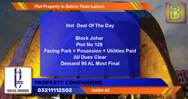 Residential Plot for Sale in Bahria Town, Lahore - (BP-52521)
