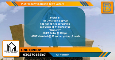 Residential Plot for Sale in Bahria Town, Lahore - (BP-52592)