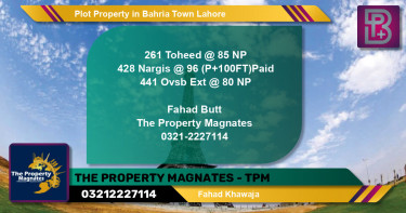 Residential Plot for Sale in Bahria Town, Lahore - (BP-52615)