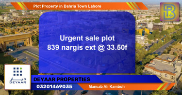 Residential Plot for Sale in Bahria Town, Lahore - (BP-52619)
