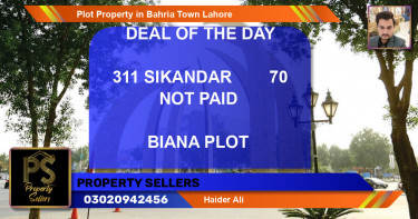 Residential Plot for Sale in Bahria Town, Lahore - (BP-52635)