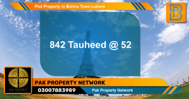Residential Plot for Sale in Bahria Town, Lahore - (BP-52639)