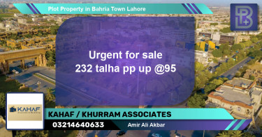 Residential Plot for Sale in Bahria Town, Lahore - (BP-52655)