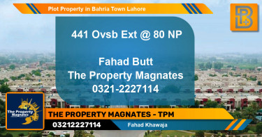 Residential Plot for Sale in Bahria Town, Lahore - (BP-52658)