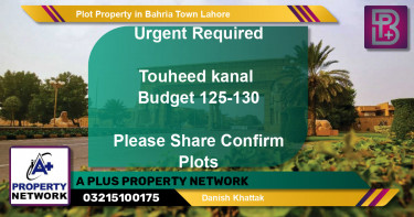 Residential Plot for Sale in Bahria Town, Lahore - (BP-52700)