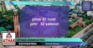 Residential Plot for Sale in Bahria Town, Lahore - (BP-52719)