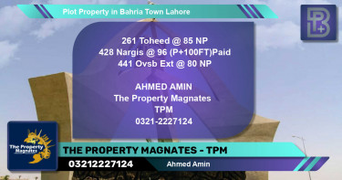 Residential Plot for Sale in Bahria Town, Lahore - (BP-52758)