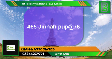 Residential Plot for Sale in Bahria Town, Lahore - (BP-52782)