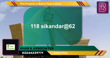 Residential Plot for Sale in Bahria Town, Lahore - (BP-52783)