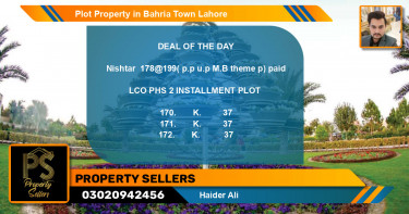 Residential Plot for Sale in Bahria Town, Lahore - (BP-52786)