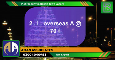 Residential Plot for Sale in Bahria Town, Lahore - (BP-52818)