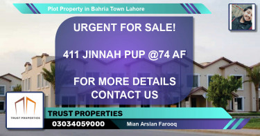 Residential Plot for Sale in Bahria Town, Lahore - (BP-52852)