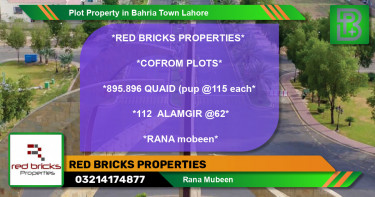 Residential Plot for Sale in Bahria Town, Lahore - (BP-52862)