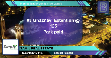 Residential Plot for Sale in Bahria Town, Lahore - (BP-52870)