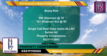 Residential Plot for Sale in Bahria Town, Lahore - (BP-52878)