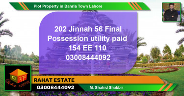Residential Plot for Sale in Bahria Town, Lahore - (BP-52900)