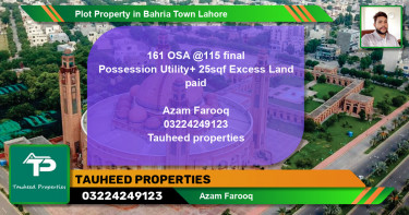 Residential Plot for Sale in Bahria Town, Lahore - (BP-52924)