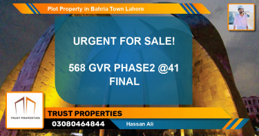 Residential Plot for Sale in Bahria Town, Lahore - (BP-52933)